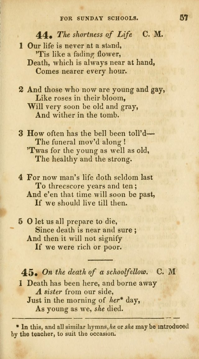 A Selection of Psalms and Hymns, for the use of Sunday Schools page 59