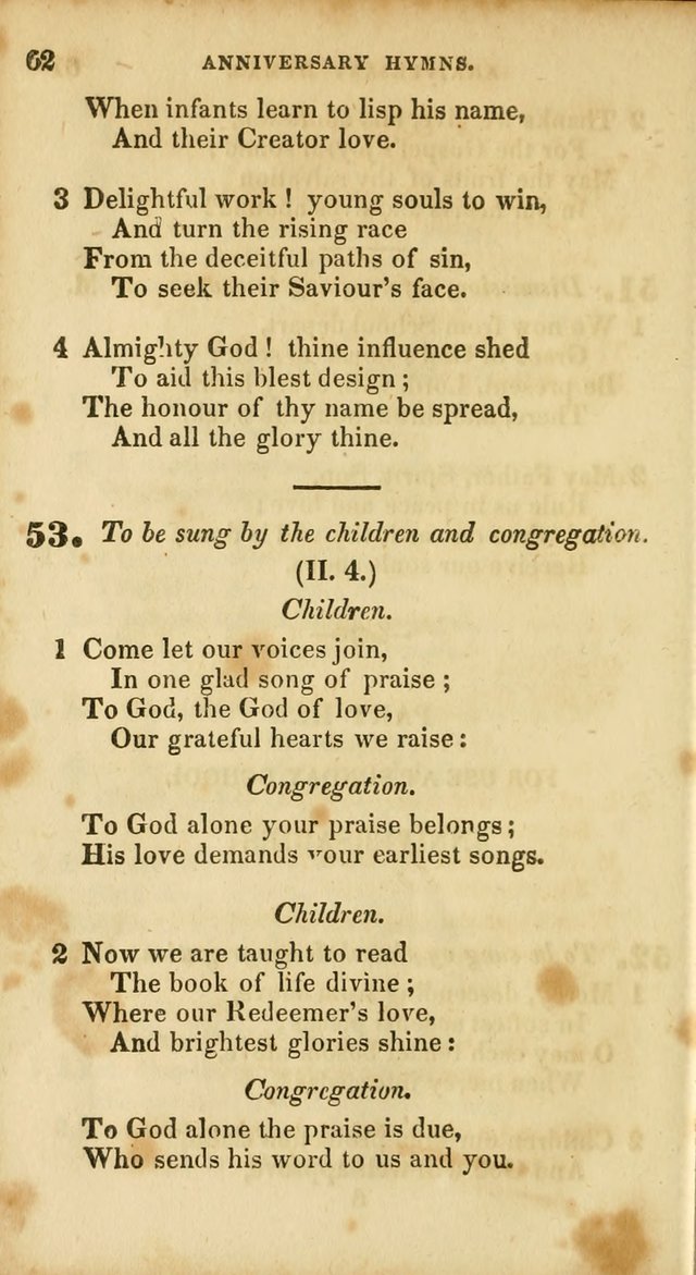 A Selection of Psalms and Hymns, for the use of Sunday Schools page 64