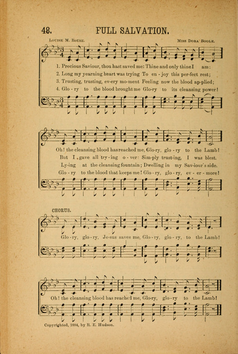 Songs of Peace, Love and Joy: for Sabbath Schools and Gospel Meetings page 48