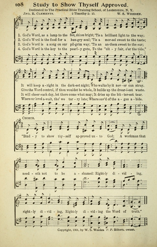 Songs of Redemption and Praise. Rev. page 106