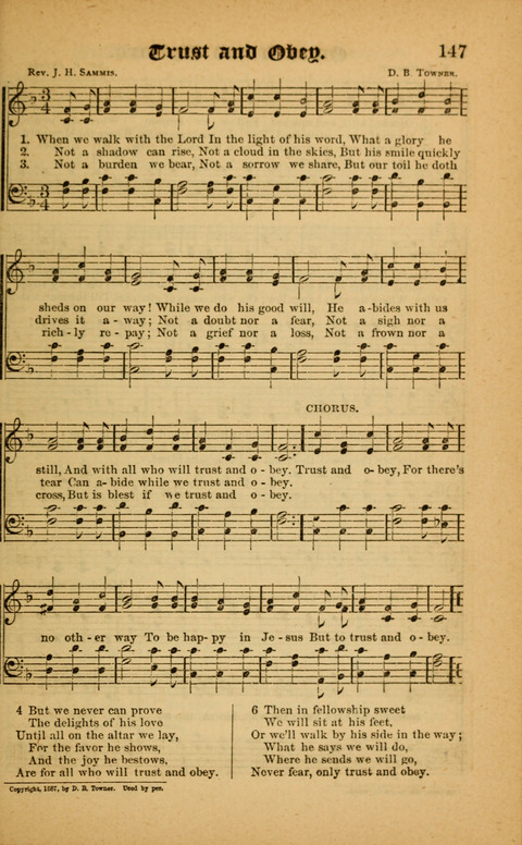 Sunlit Songs: for use in meetings for Christian worship or work page 147