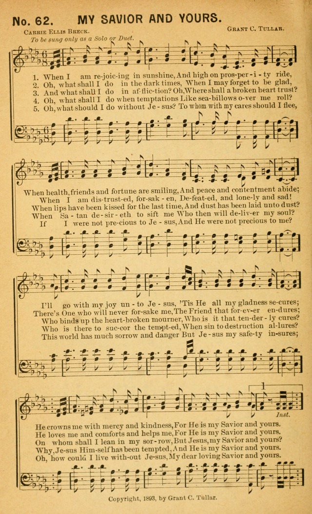 Sermons in Song: for use in Gospel meetings and other religious services page 65