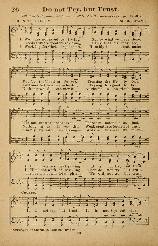The Seed Sower: a collection of songs for Sunday schools and gospel meetings page 30