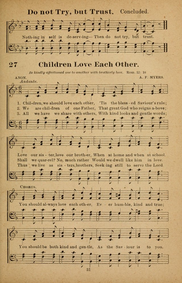 The Seed Sower: a collection of songs for Sunday schools and gospel meetings page 31