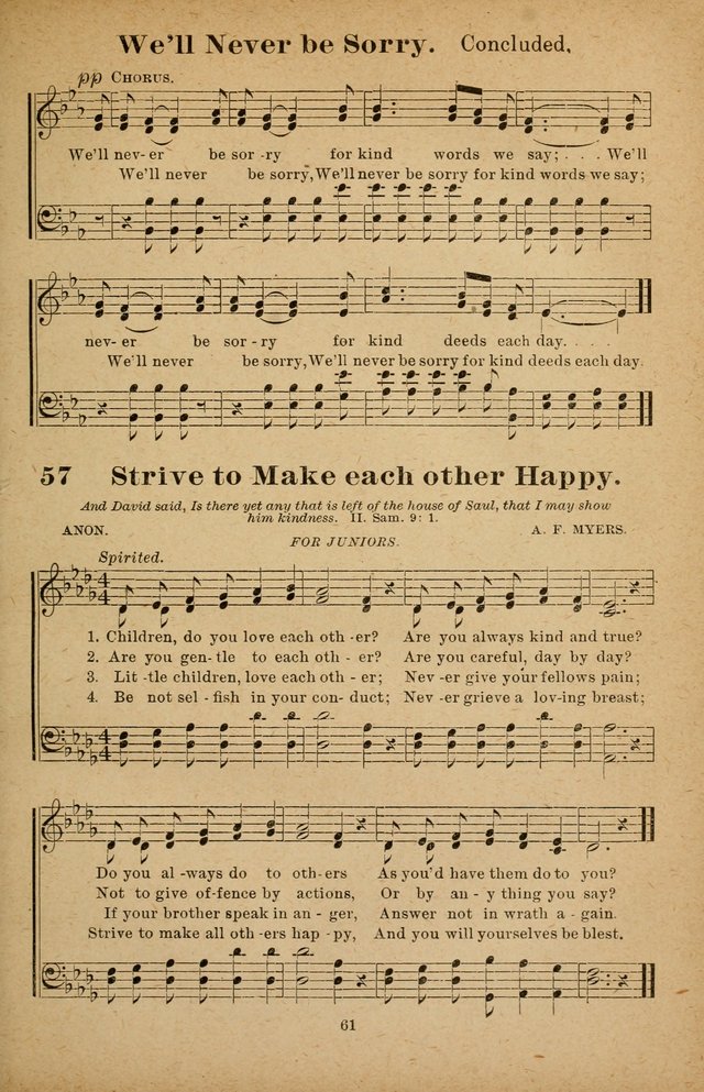 The Seed Sower: a collection of songs for Sunday schools and gospel meetings page 61