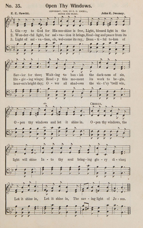 Service in Song: The cream of all the best songs, of all the best writers, together with Orders of Service for the Sunday School page 35