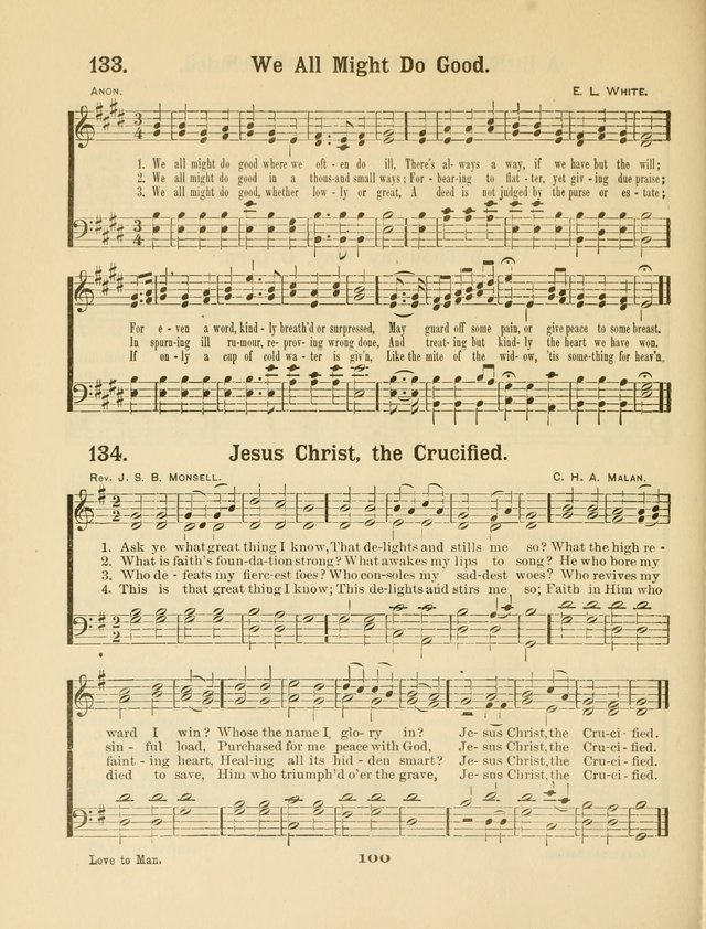Select Songs No. 2: for the singing service in the prayer meeting; Sunday school; Christian Endeavor meetings page 100