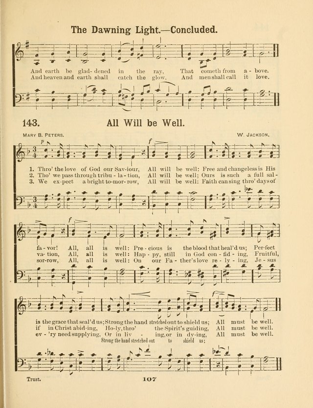 Select Songs No. 2: for the singing service in the prayer meeting; Sunday school; Christian Endeavor meetings page 107