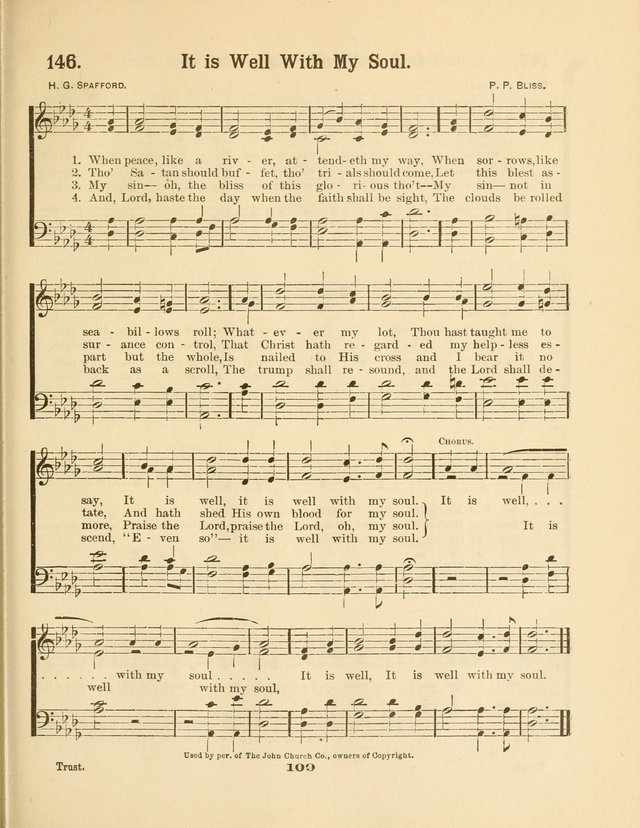 Select Songs No. 2: for the singing service in the prayer meeting; Sunday school; Christian Endeavor meetings page 109