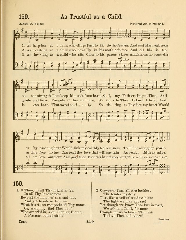 Select Songs No. 2: for the singing service in the prayer meeting; Sunday school; Christian Endeavor meetings page 119