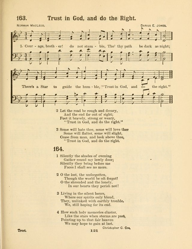 Select Songs No. 2: for the singing service in the prayer meeting; Sunday school; Christian Endeavor meetings page 121
