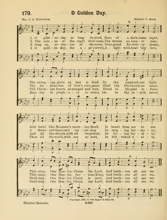 Select Songs No. 2: for the singing service in the prayer meeting; Sunday school; Christian Endeavor meetings page 130
