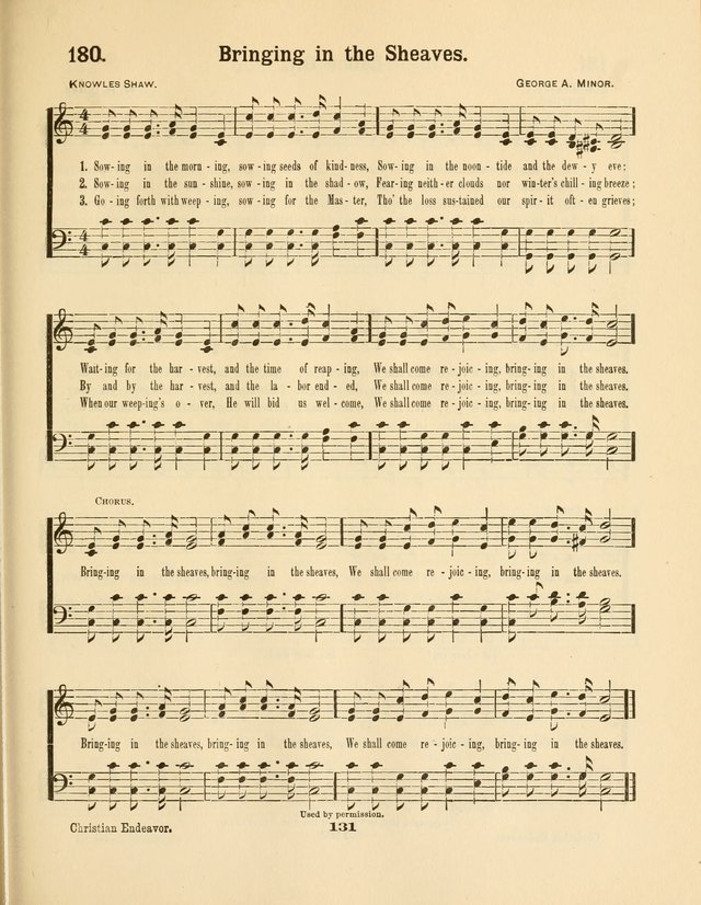 Select Songs No. 2: for the singing service in the prayer meeting; Sunday school; Christian Endeavor meetings page 131