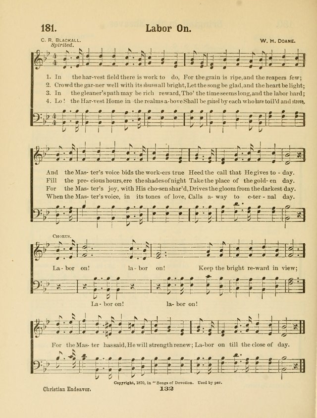 Select Songs No. 2: for the singing service in the prayer meeting; Sunday school; Christian Endeavor meetings page 132