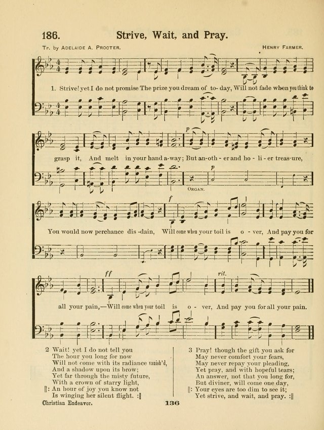Select Songs No. 2: for the singing service in the prayer meeting; Sunday school; Christian Endeavor meetings page 136