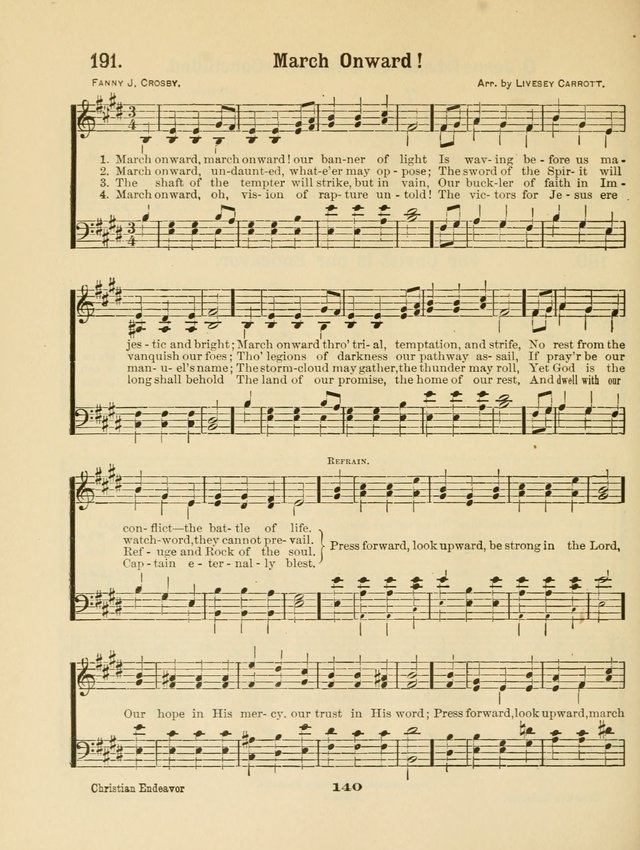 Select Songs No. 2: for the singing service in the prayer meeting; Sunday school; Christian Endeavor meetings page 140