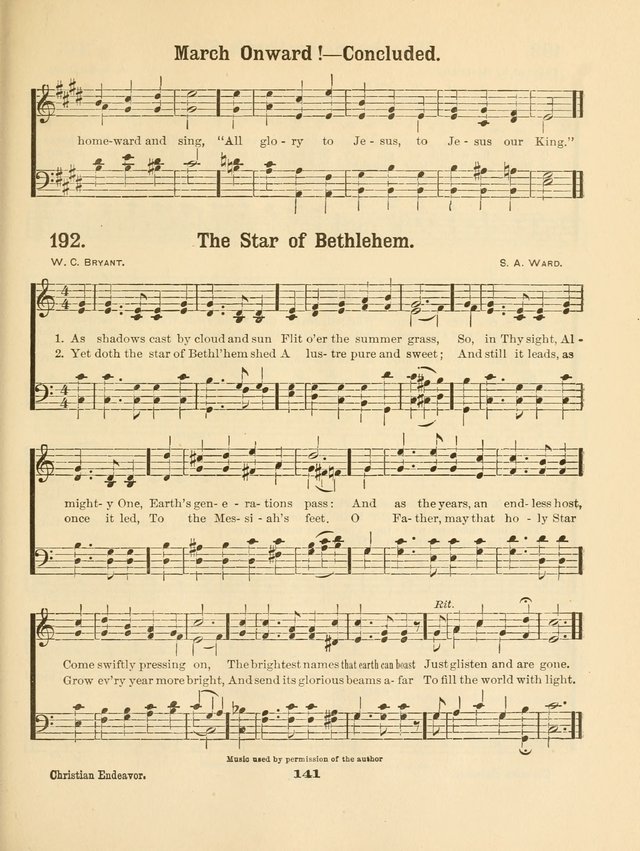 Select Songs No. 2: for the singing service in the prayer meeting; Sunday school; Christian Endeavor meetings page 141