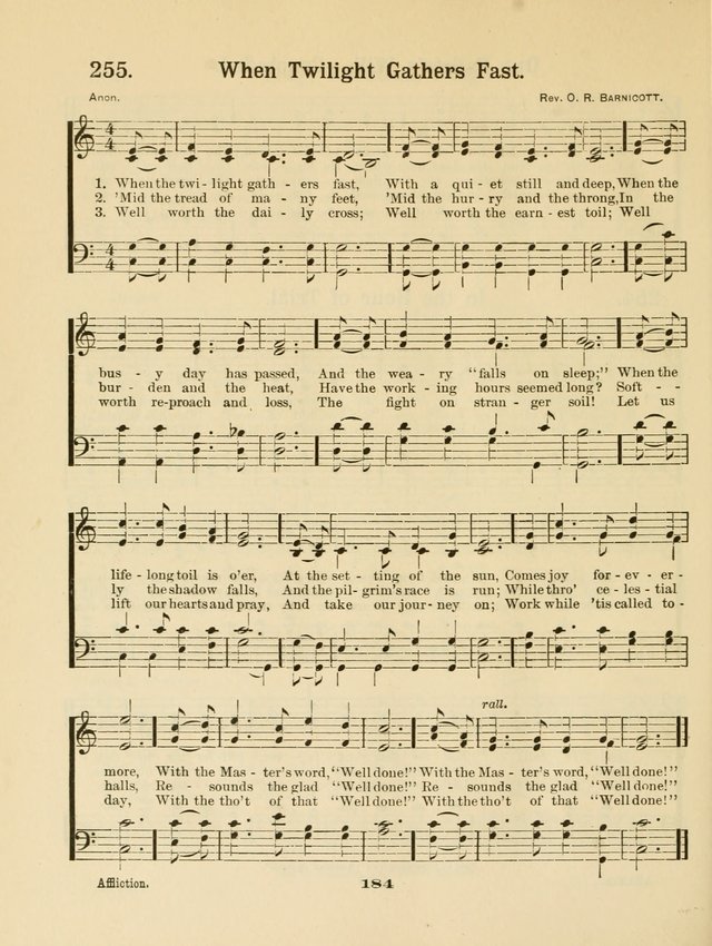 Select Songs No. 2: for the singing service in the prayer meeting; Sunday school; Christian Endeavor meetings page 184