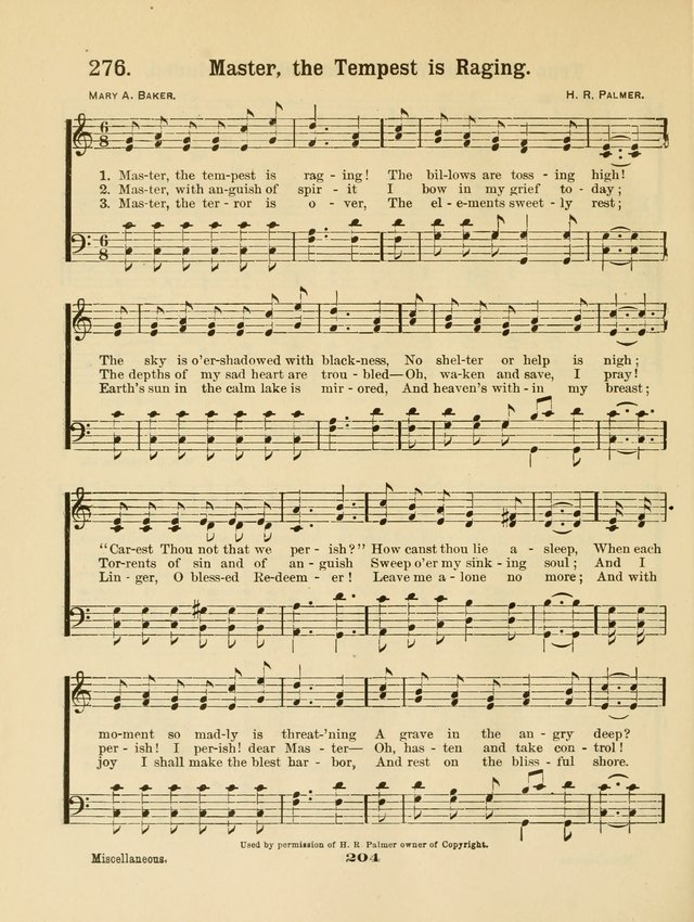 Select Songs No. 2: for the singing service in the prayer meeting; Sunday school; Christian Endeavor meetings page 204