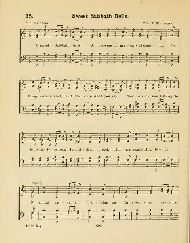 Select Songs No. 2: for the singing service in the prayer meeting; Sunday school; Christian Endeavor meetings page 26