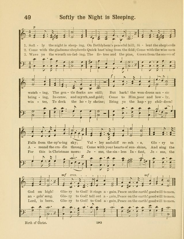 Select Songs No. 2: for the singing service in the prayer meeting; Sunday school; Christian Endeavor meetings page 36