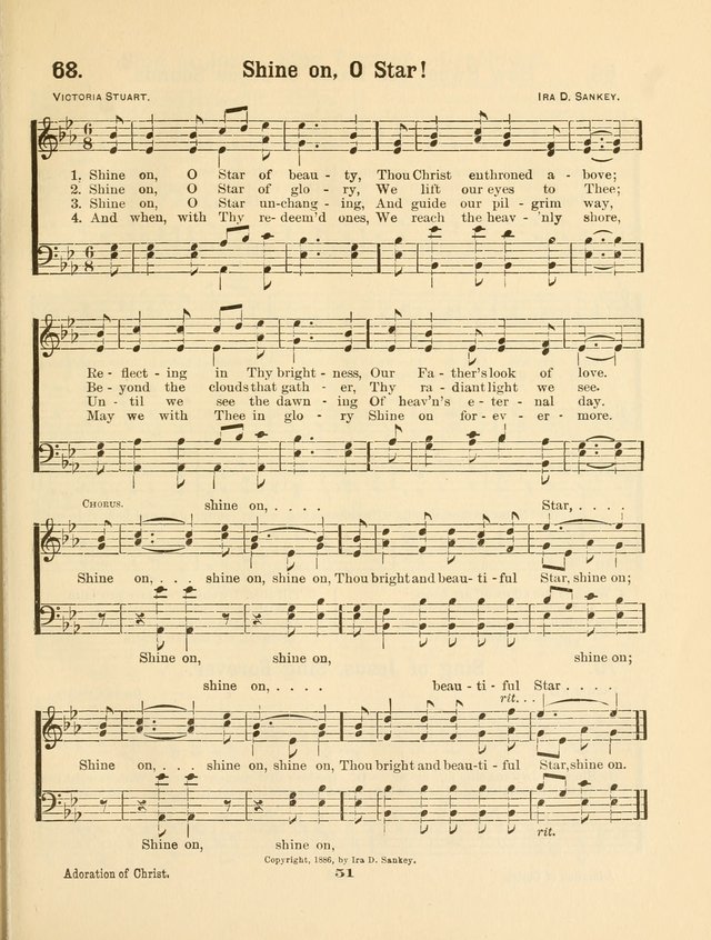 Select Songs No. 2: for the singing service in the prayer meeting; Sunday school; Christian Endeavor meetings page 51