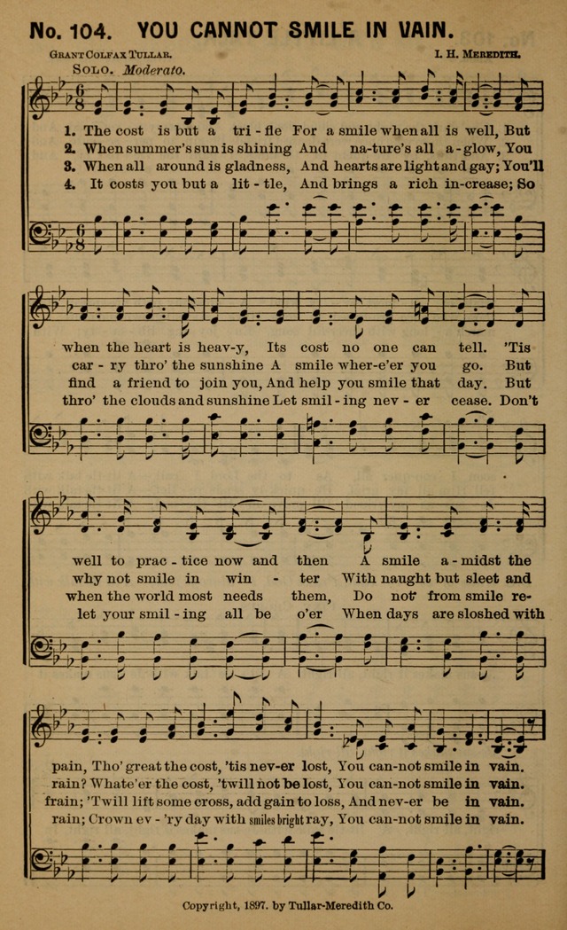 Sermons in Song No. 2: for use in Gospel Meetings and other religious services page 107