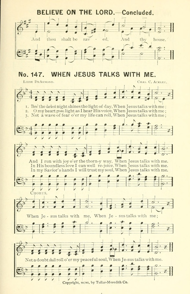 Sermons in Song No. 3: a collection of gospel hymns for use in the Sunday school, church prayer meeting, young people