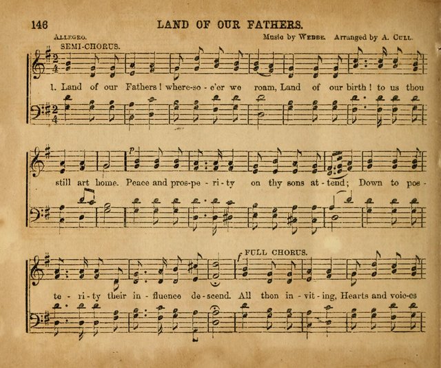 Sabbath School Bell No. 2: a superior collection of choice tunes, newly arranged and composed, and a large number of excellent hymns written expressly for this work, which are well adapted for...      page 146