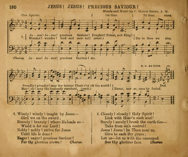 Sabbath School Bell No. 2: a superior collection of choice tunes, newly arranged and composed, and a large number of excellent hymns written expressly for this work, which are well adapted for...      page 180
