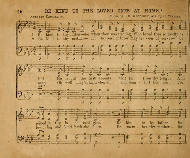 Sabbath School Bell No. 2: a superior collection of choice tunes, newly arranged and composed, and a large number of excellent hymns written expressly for this work, which are well adapted for...      page 46