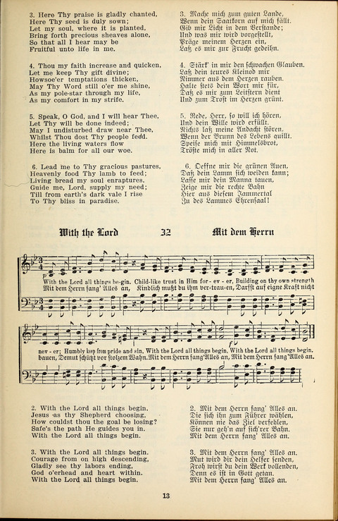 The Selah Song Book (Das Sela Gesangbuch) (2nd ed) page 11
