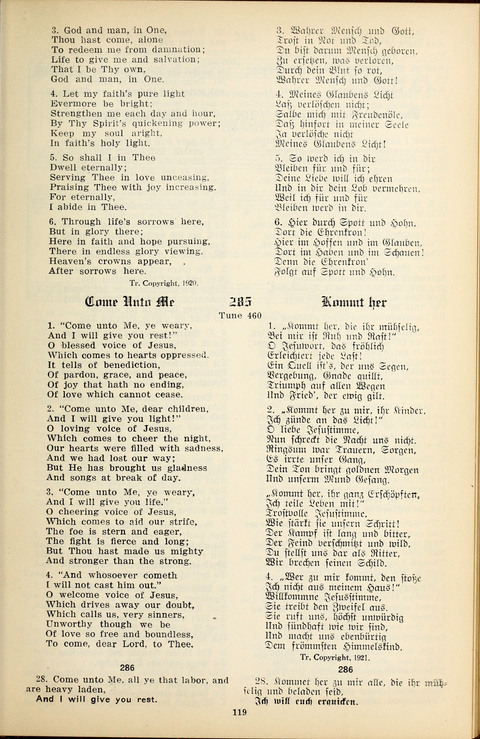 The Selah Song Book (Das Sela Gesangbuch) (2nd ed) page 117