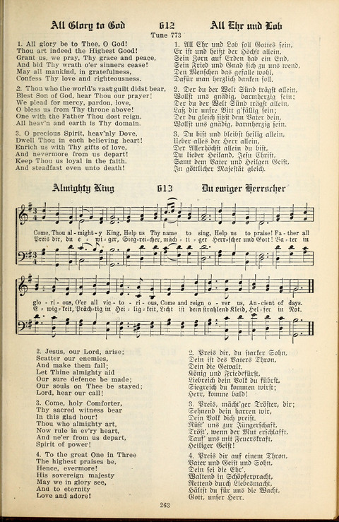 The Selah Song Book (Das Sela Gesangbuch) (2nd ed) page 261