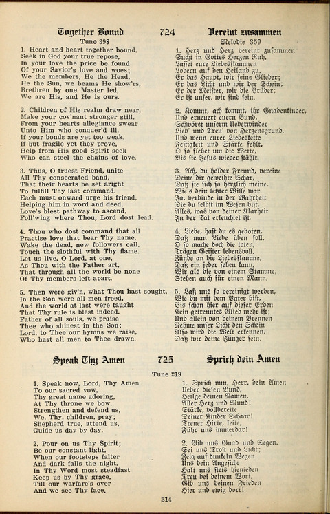 The Selah Song Book (Das Sela Gesangbuch) (2nd ed) page 312
