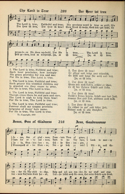 The Selah Song Book (Das Sela Gesangbuch) (2nd ed) page 90
