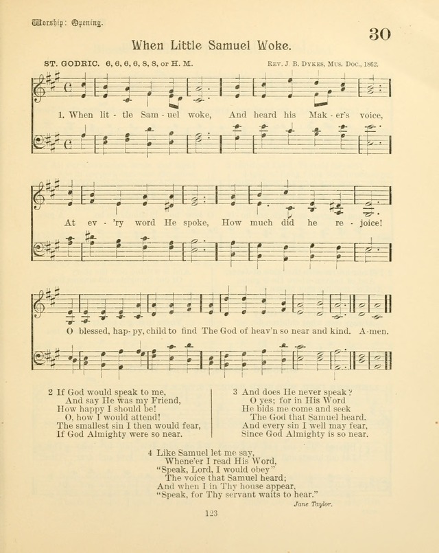Sunday-School Book: with music: for the use of the Evangelical Lutheran congregations (Rev. and Enl.) page 125