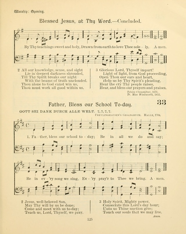 Sunday-School Book: with music: for the use of the Evangelical Lutheran congregations (Rev. and Enl.) page 127