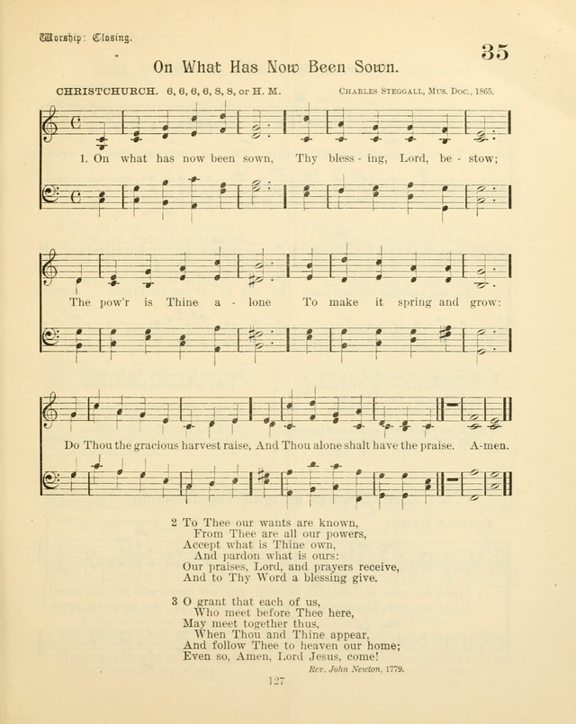 Sunday-School Book: with music: for the use of the Evangelical Lutheran congregations (Rev. and Enl.) page 129