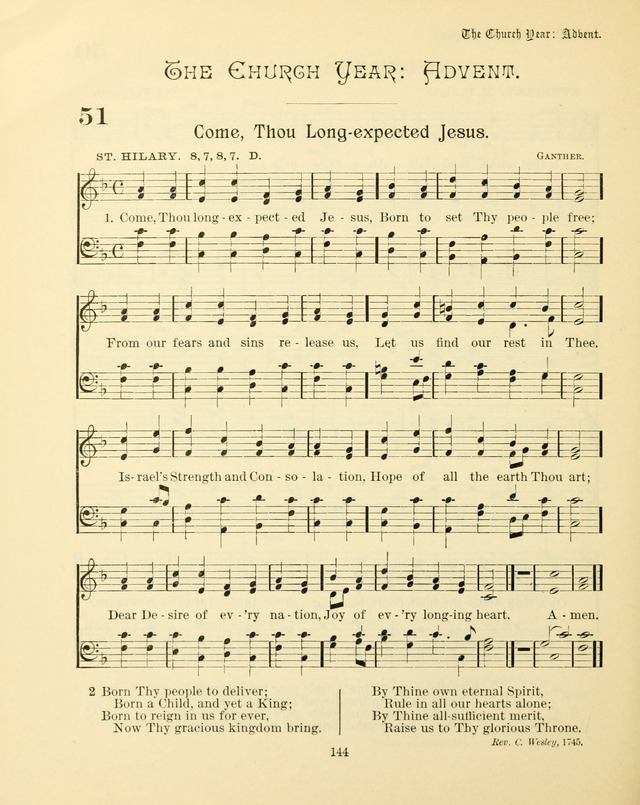 Sunday-School Book: with music: for the use of the Evangelical Lutheran congregations (Rev. and Enl.) page 146