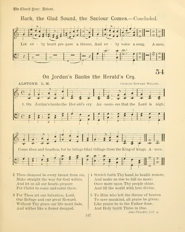 Sunday-School Book: with music: for the use of the Evangelical Lutheran congregations (Rev. and Enl.) page 149