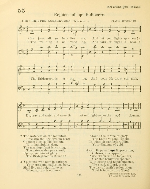 Sunday-School Book: with music: for the use of the Evangelical Lutheran congregations (Rev. and Enl.) page 150