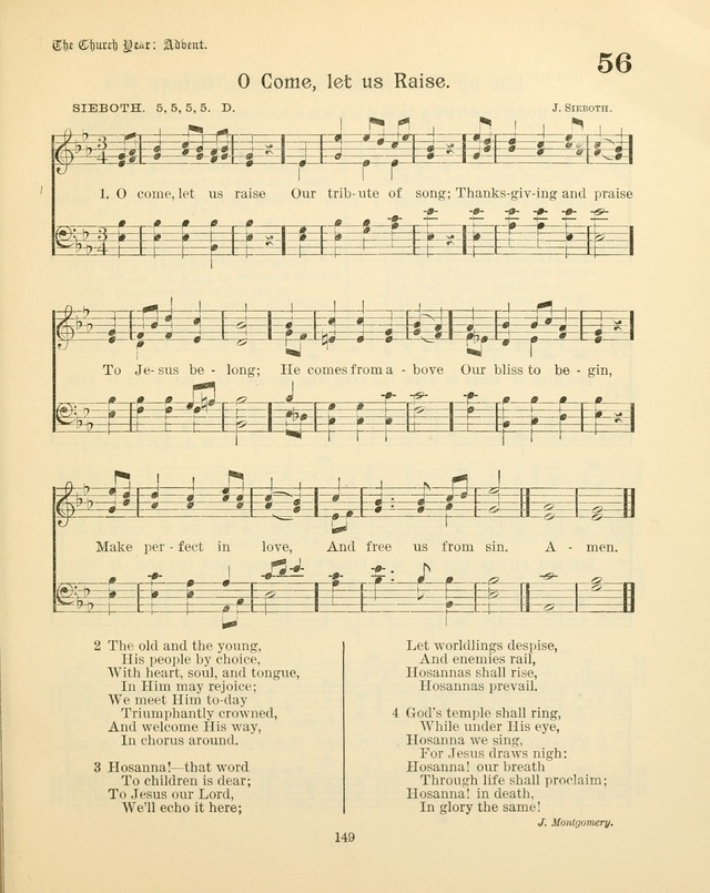 Sunday-School Book: with music: for the use of the Evangelical Lutheran congregations (Rev. and Enl.) page 151