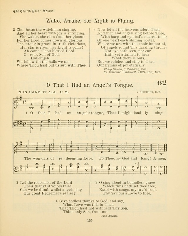 Sunday-School Book: with music: for the use of the Evangelical Lutheran congregations (Rev. and Enl.) page 157