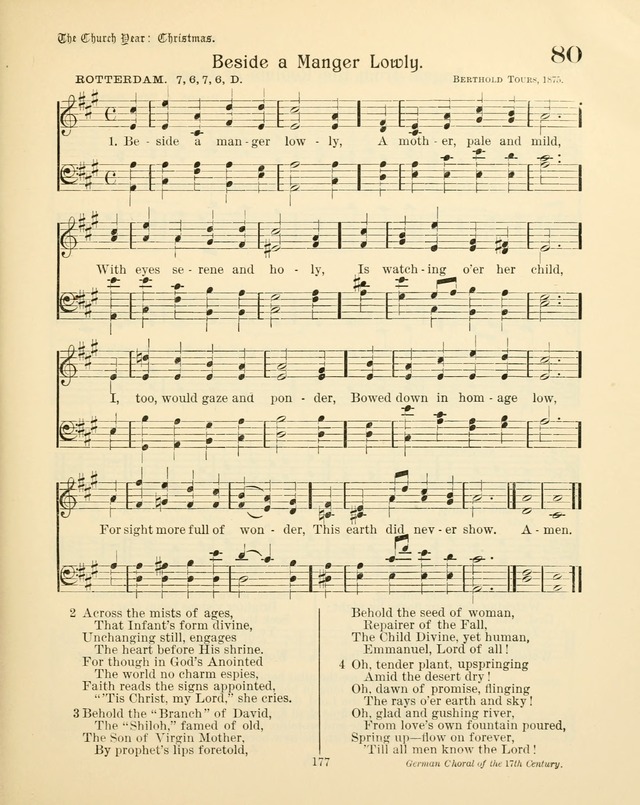 Sunday-School Book: with music: for the use of the Evangelical Lutheran congregations (Rev. and Enl.) page 179