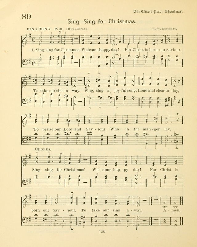 Sunday-School Book: with music: for the use of the Evangelical Lutheran congregations (Rev. and Enl.) page 190