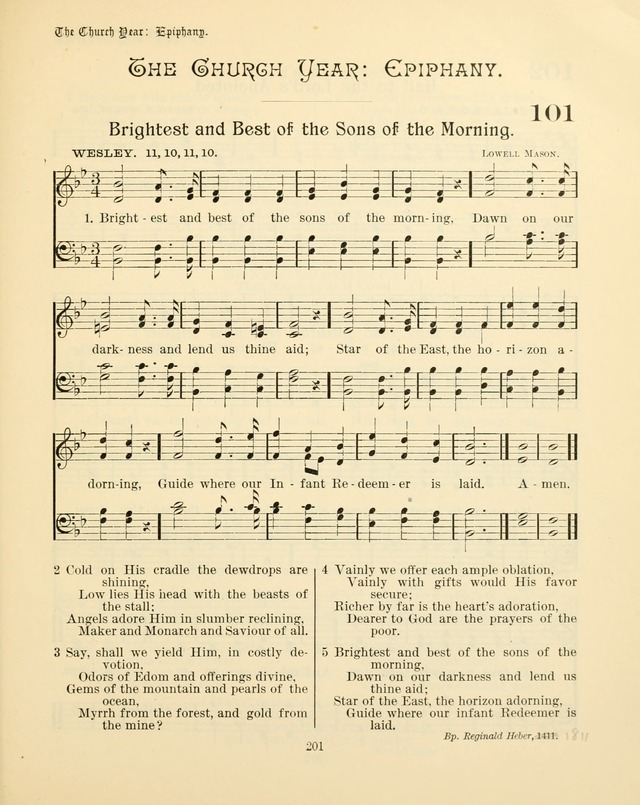 Sunday-School Book: with music: for the use of the Evangelical Lutheran congregations (Rev. and Enl.) page 203