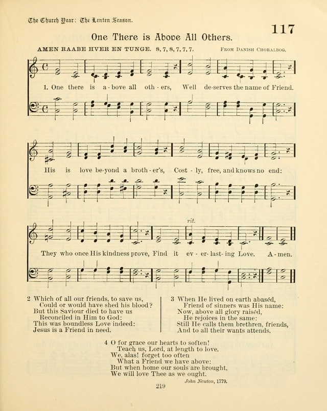 Sunday-School Book: with music: for the use of the Evangelical Lutheran congregations (Rev. and Enl.) page 221