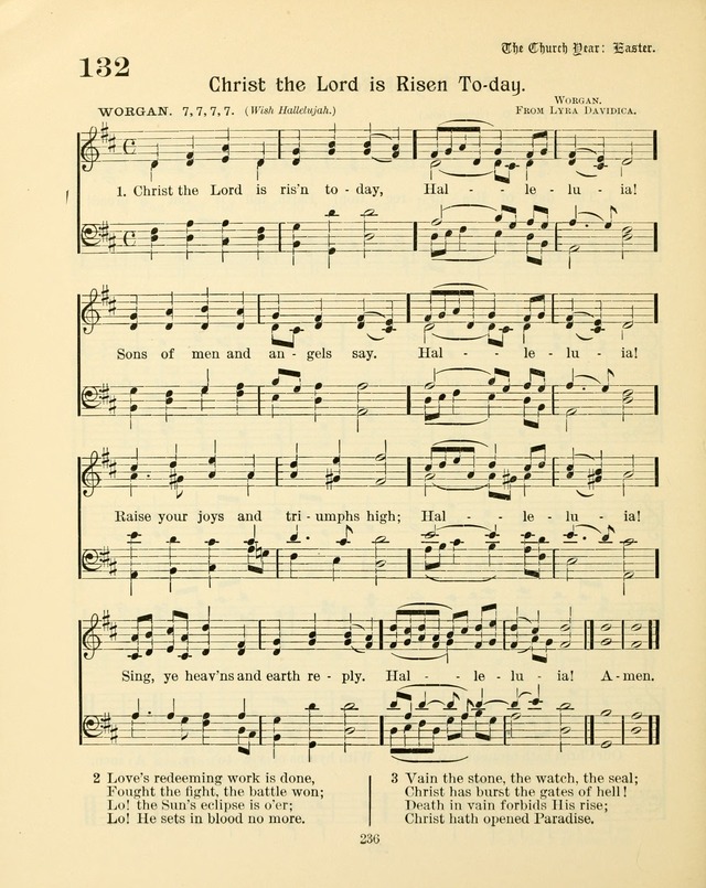Sunday-School Book: with music: for the use of the Evangelical Lutheran congregations (Rev. and Enl.) page 238