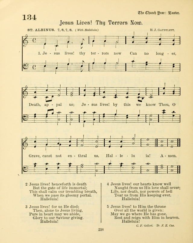 Sunday-School Book: with music: for the use of the Evangelical Lutheran congregations (Rev. and Enl.) page 240